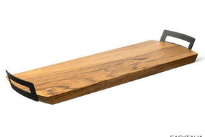 Tagliere in legno con 2 maniglie